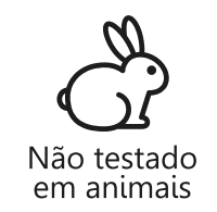 Não testado em animais
