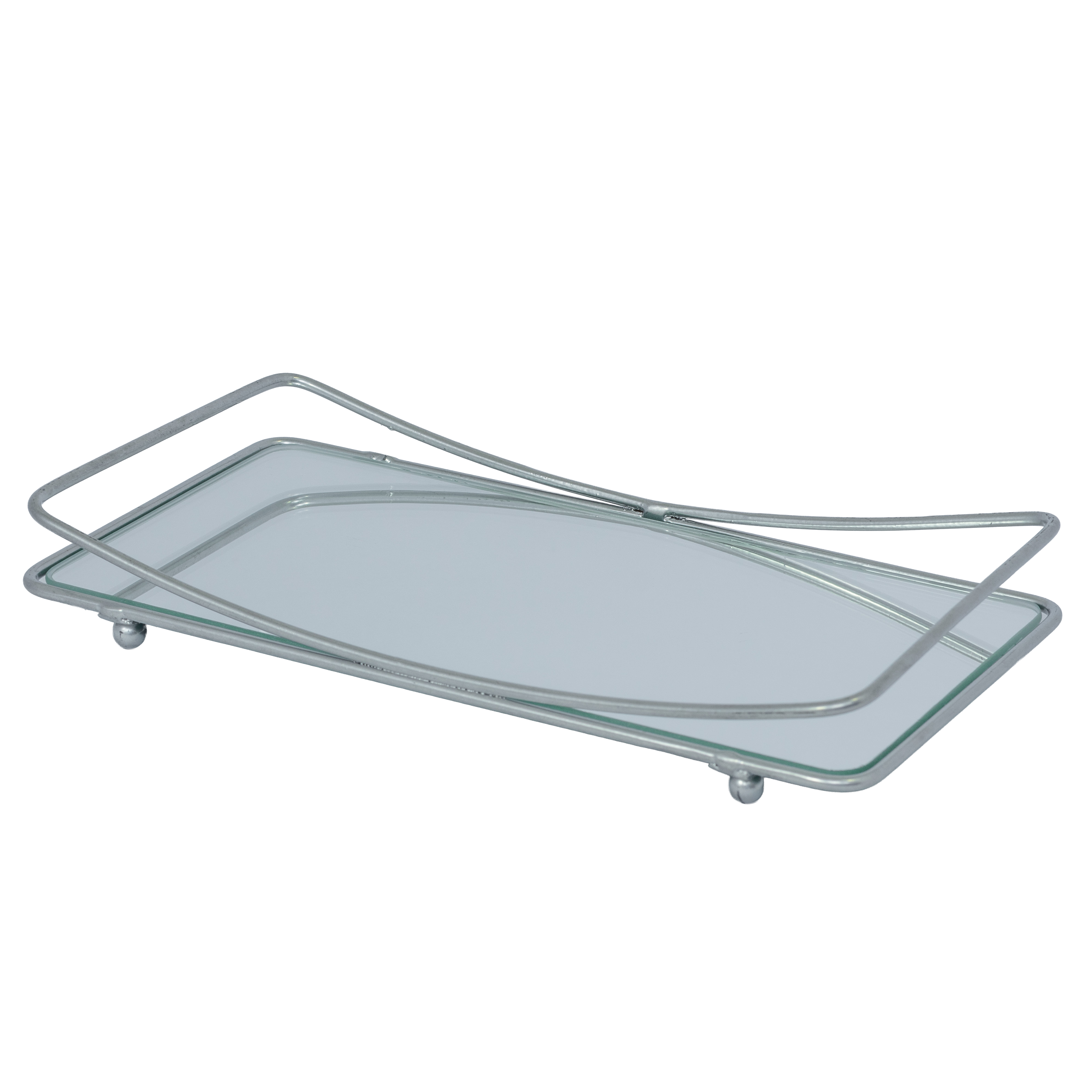 BANDEJA METAL CURVADA - 22CM X 12CM X 2,5...