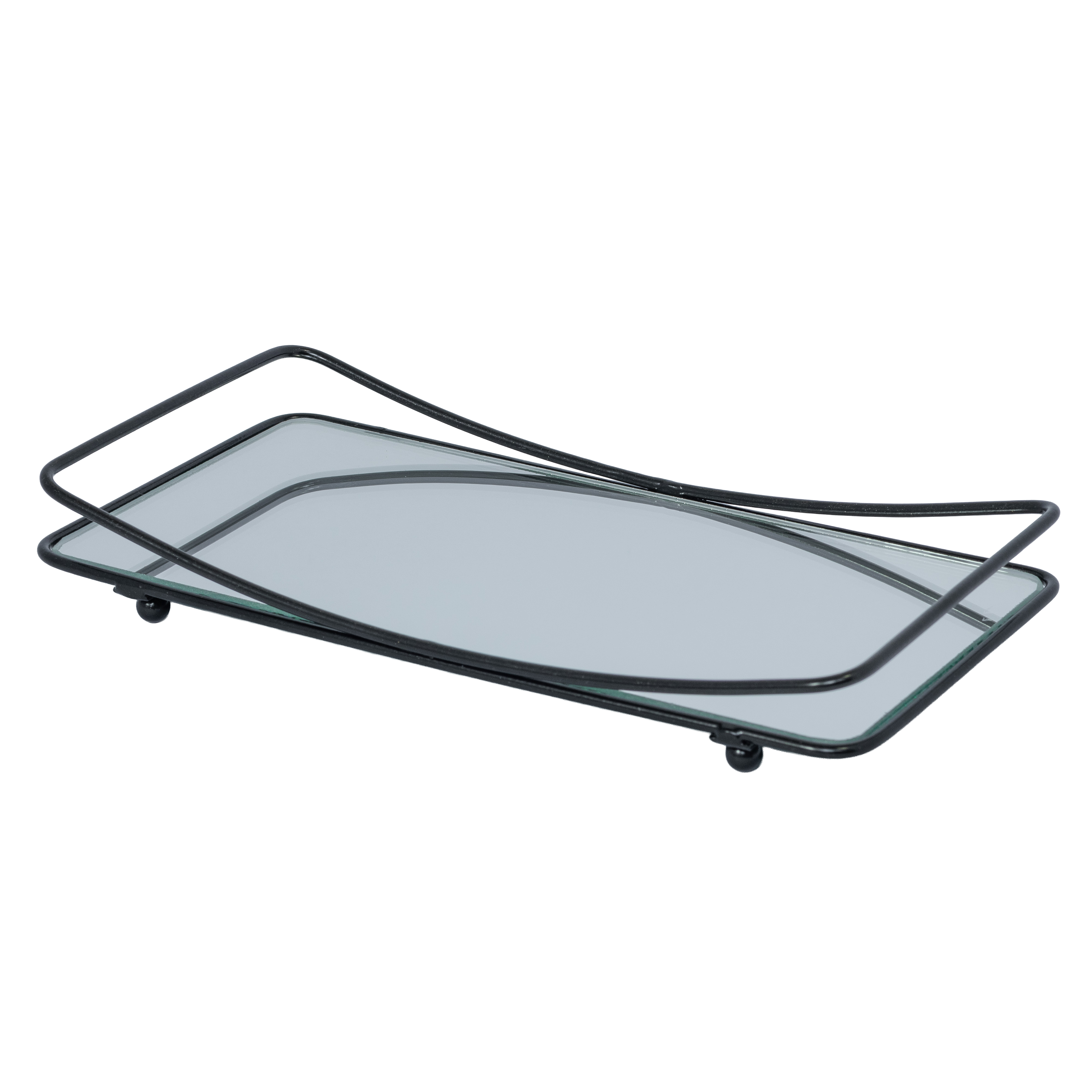 BANDEJA METAL CURVADA - 22CM X 12CM X 2,5...
