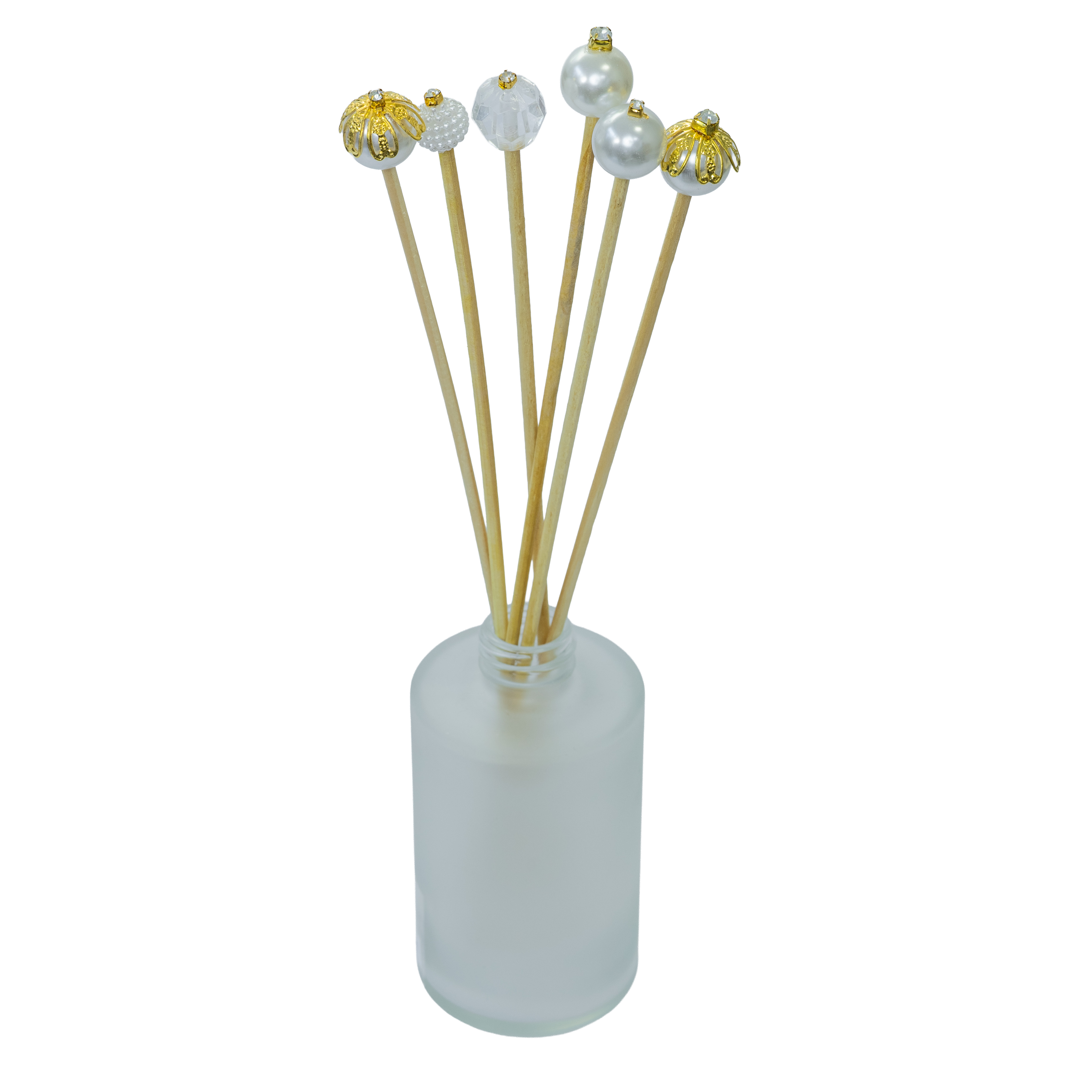 VARETAS LUXO G 30CM - PEROLA COM DIAMANTE