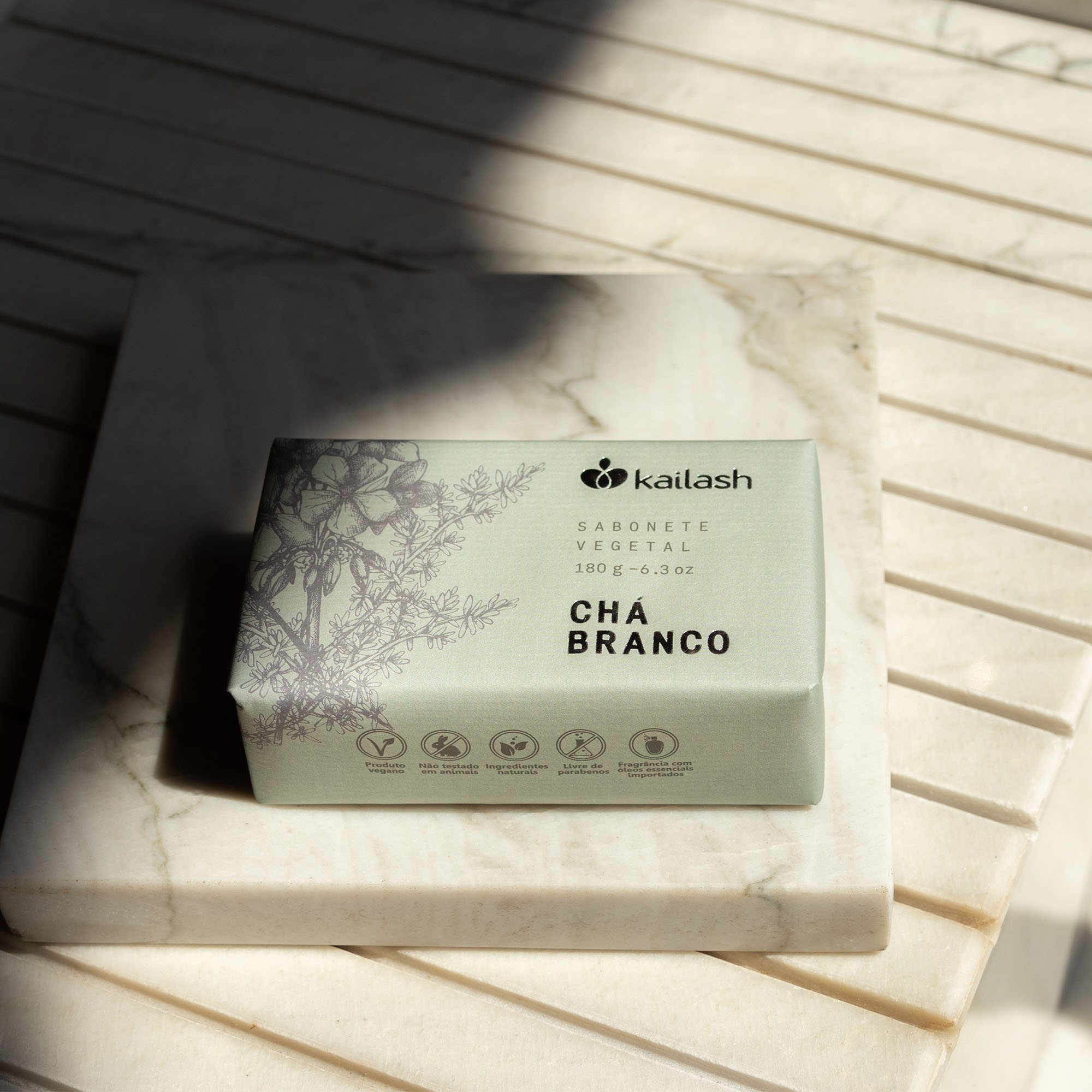 SABONETE EM BARRA VEGETAL - CHÁ BRANCO - ... SABONETE EM BARRA VEGETAL - CHÁ BRANCO - ...